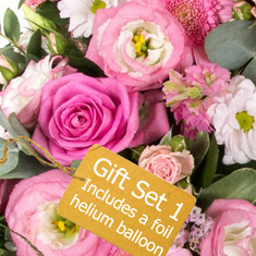 Gift Set 1 - Florist Choice Seasonal Hat Box