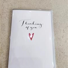 Thinking of you Heart Card